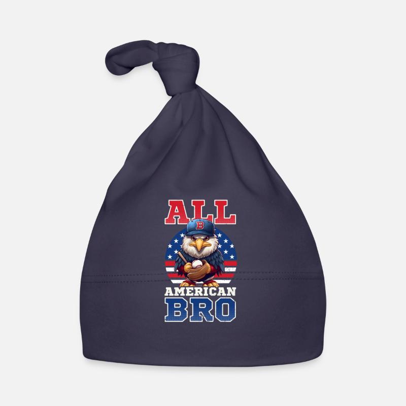 4. Juli Baseball All American Bro Eagle Baby Bio-Mütze
