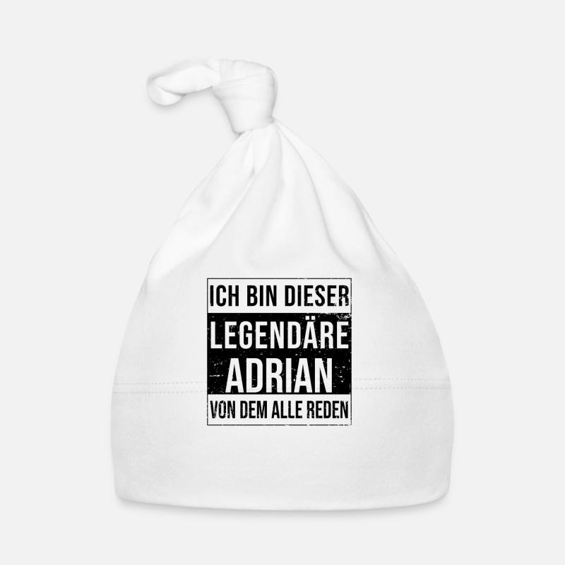 I'm this legendary for Adrian Organic Baby Cap