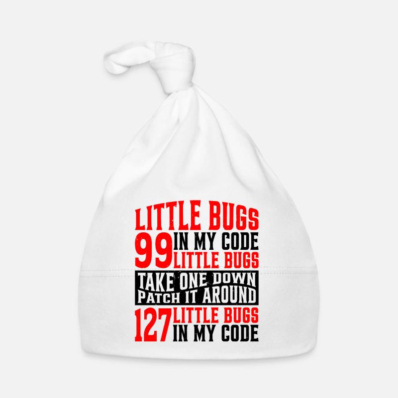 99 little Bugs in my Code 7 Organic Baby Cap