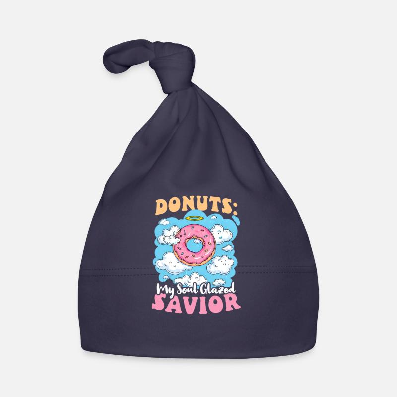 Donut Lover Donuts: My Soul's Glazed Savior Organic Baby Cap