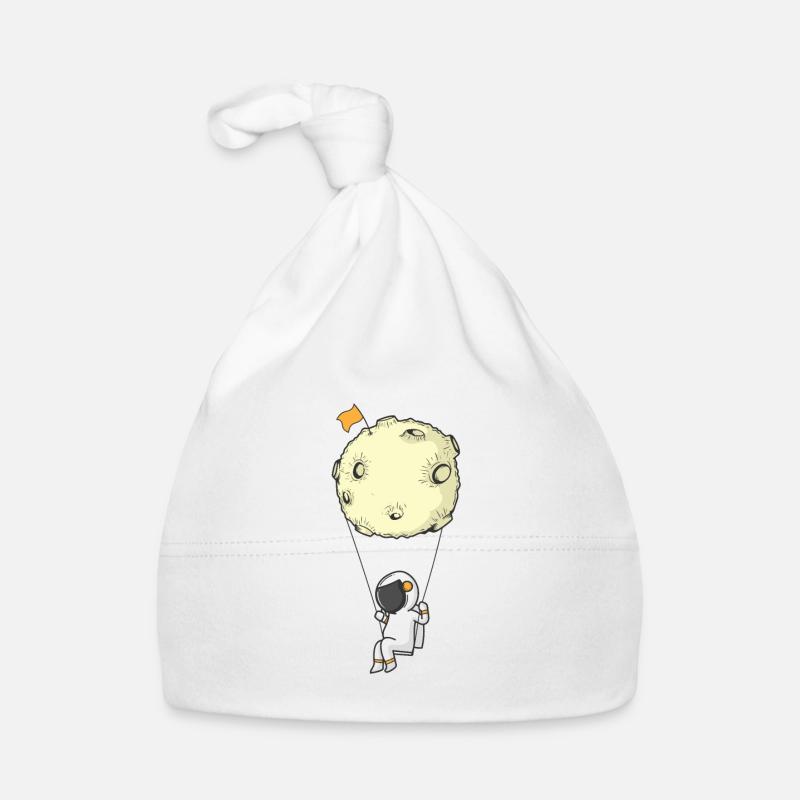 Astronaute avec parachute lunaire Bonnet bio Bébé