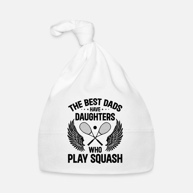 The best dads have daughters who play Squash Baby Bio-Mütze