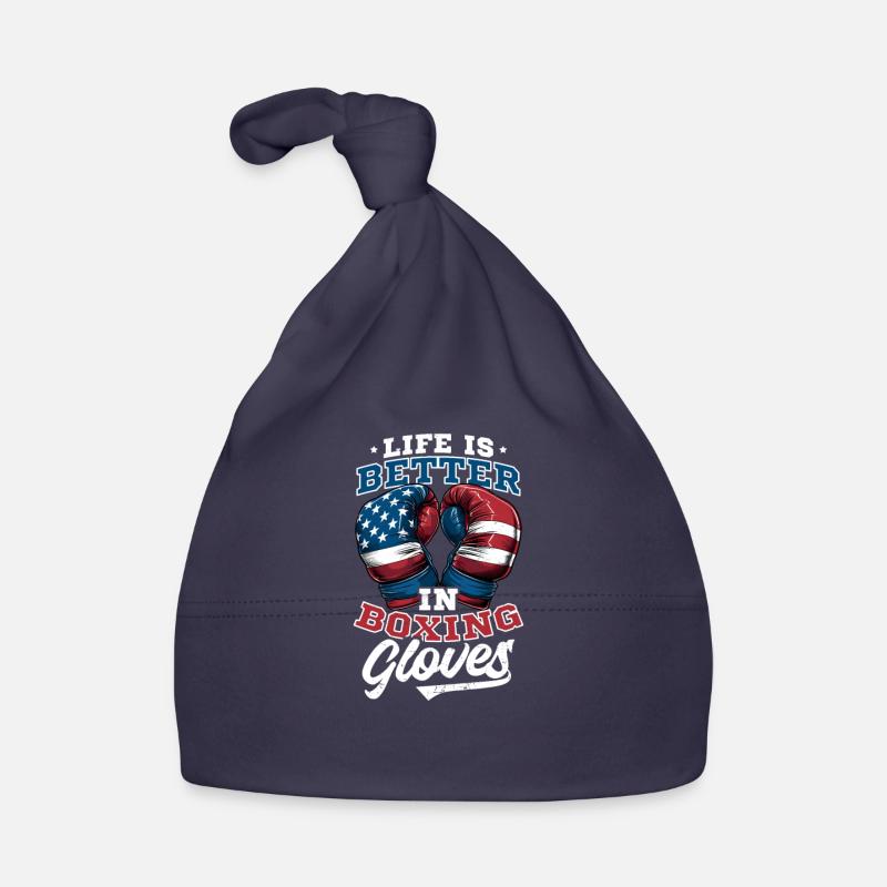 Mieux boxer avec des gants de boxe America Bonnet bio Bébé