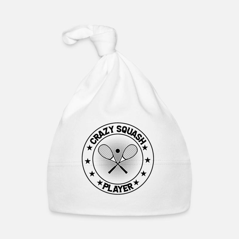 Playing Squash Game Squash Sport - Crazy Squash Pl Organic Baby Cap