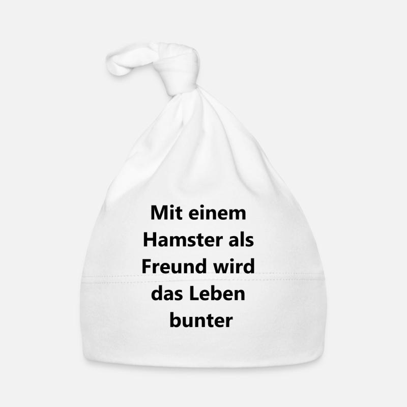 Funny Hamster Gift Organic Baby Cap