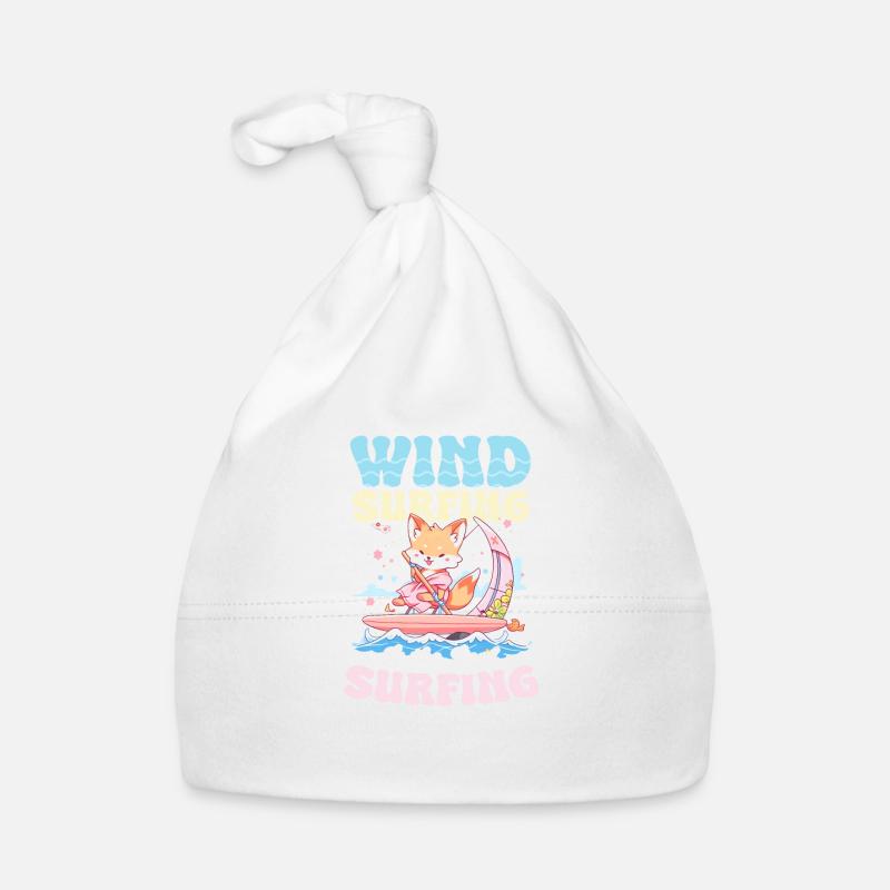 Windsurfen ist das wahre Surfen Baby Bio-Mütze