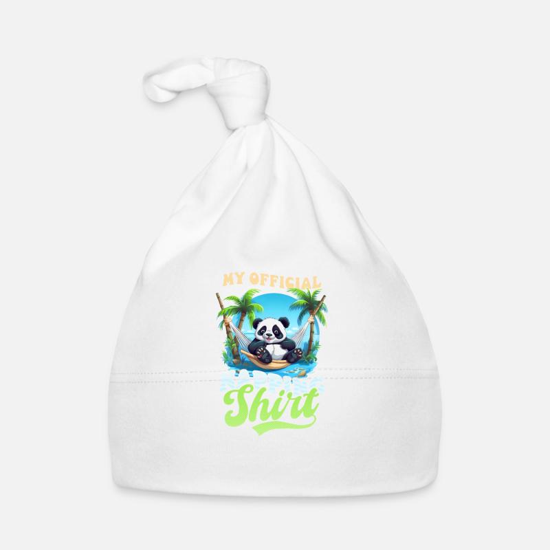 Tenue de sieste officielle Panda Bonnet bio Bébé