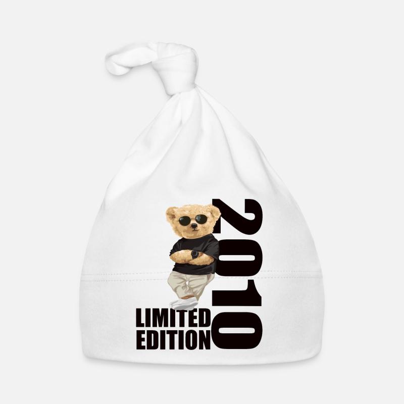 Édition limitée 2010 Ours Ours Anniversaire 2010 Bonnet bio Bébé