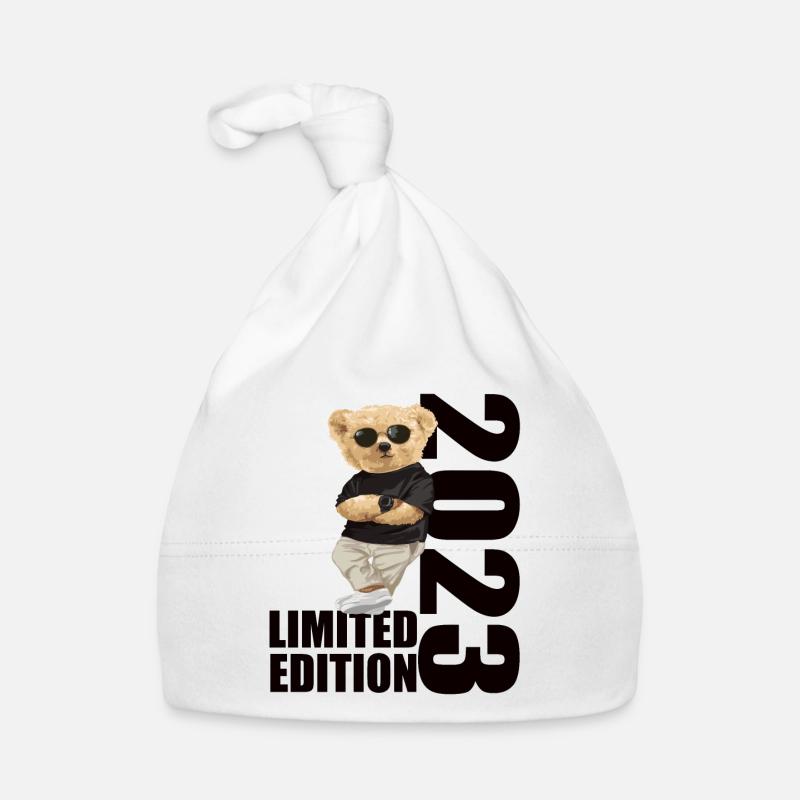 Limited Edition 2023 Bär Bären Geburtstag 2023 Baby Bio-Mütze