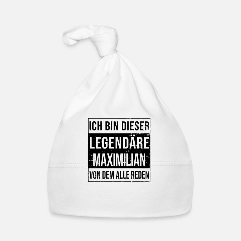 I'm this legendary for Maximilian Organic Baby Cap