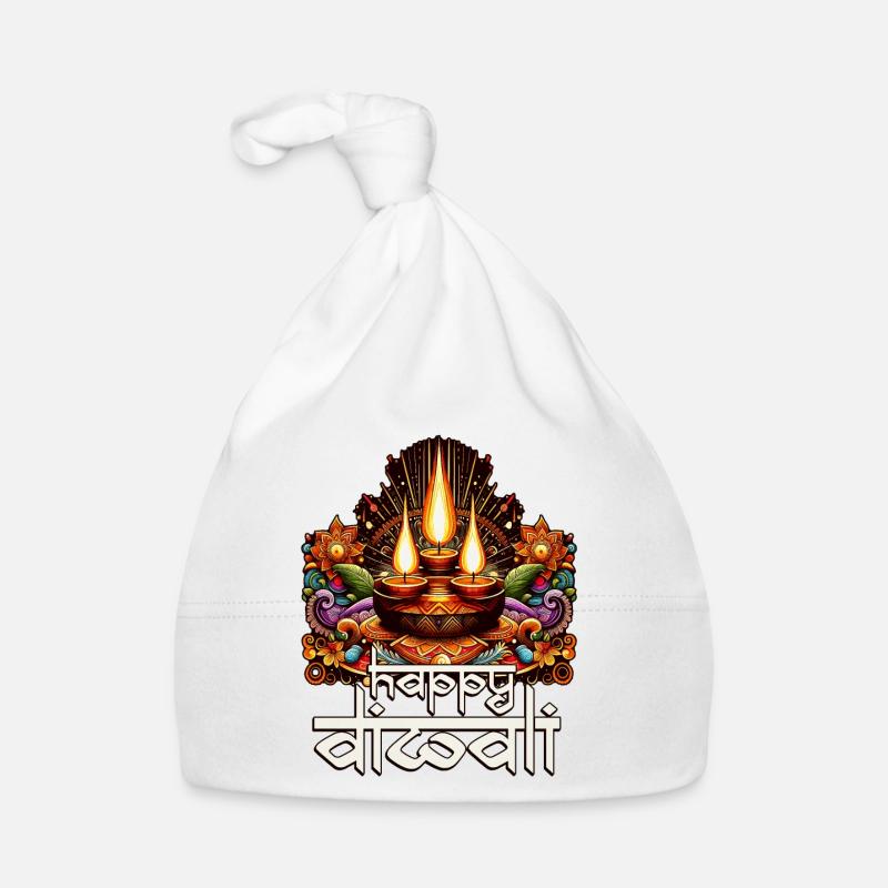 Joyeux Diwali Bonnet bio Bébé