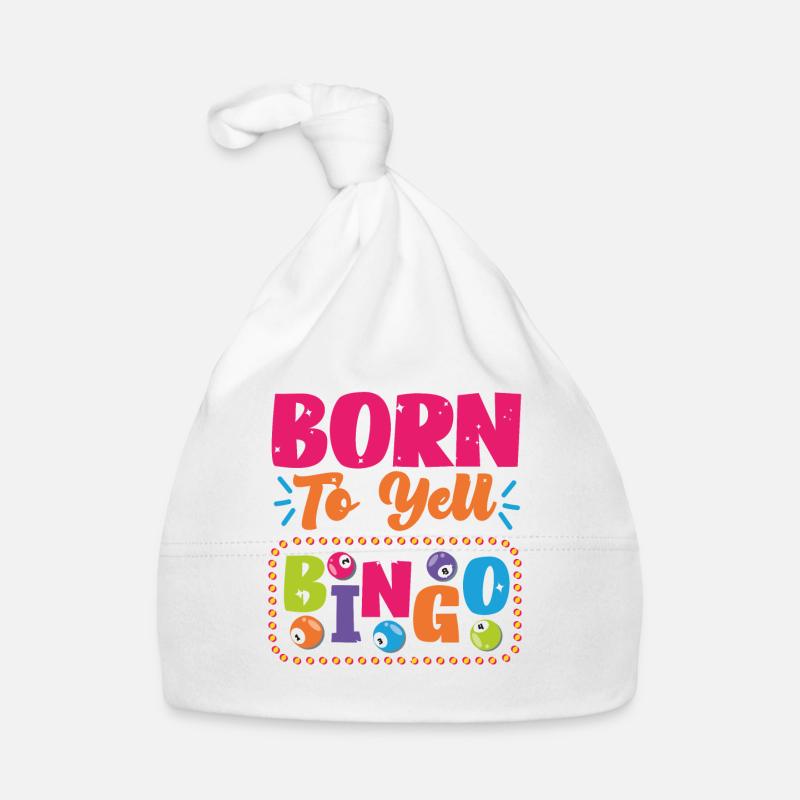 Giocatore Di Bingo Nato Per Urlare Bingo Cappellino ecologico per neonato