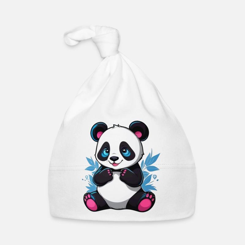 Panda Bonnet bio Bébé
