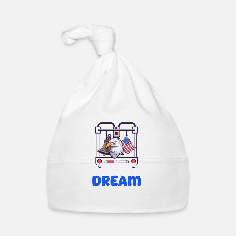 Impression 3D patriotique Impression 3D de l’American Dre Bonnet bio Bébé