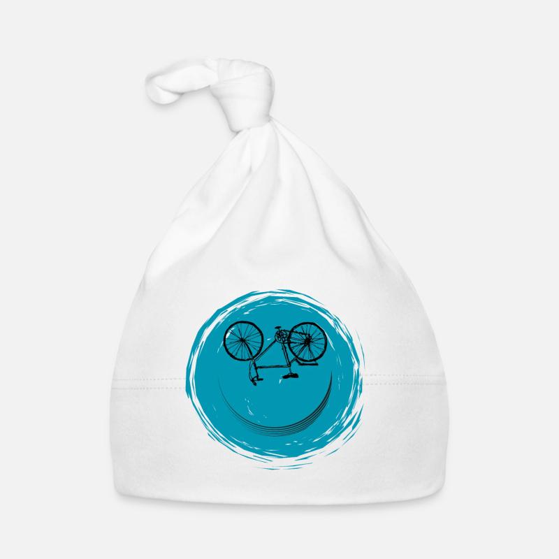 Fahrrad Gesicht Baby Bio-Mütze