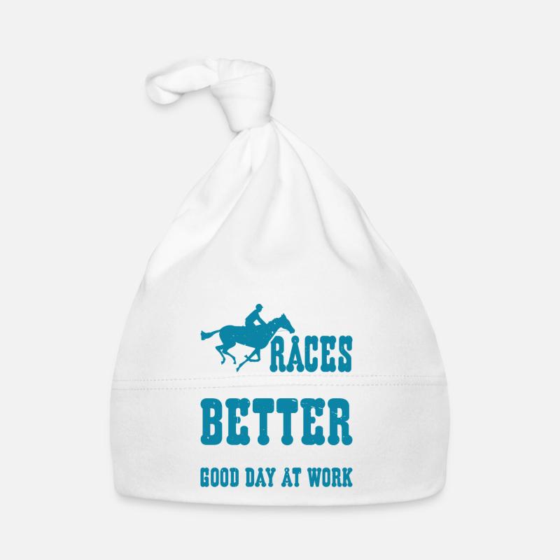 A Bad Day At Races Is Better Than A Day At Work 2 Baby Bio-Mütze