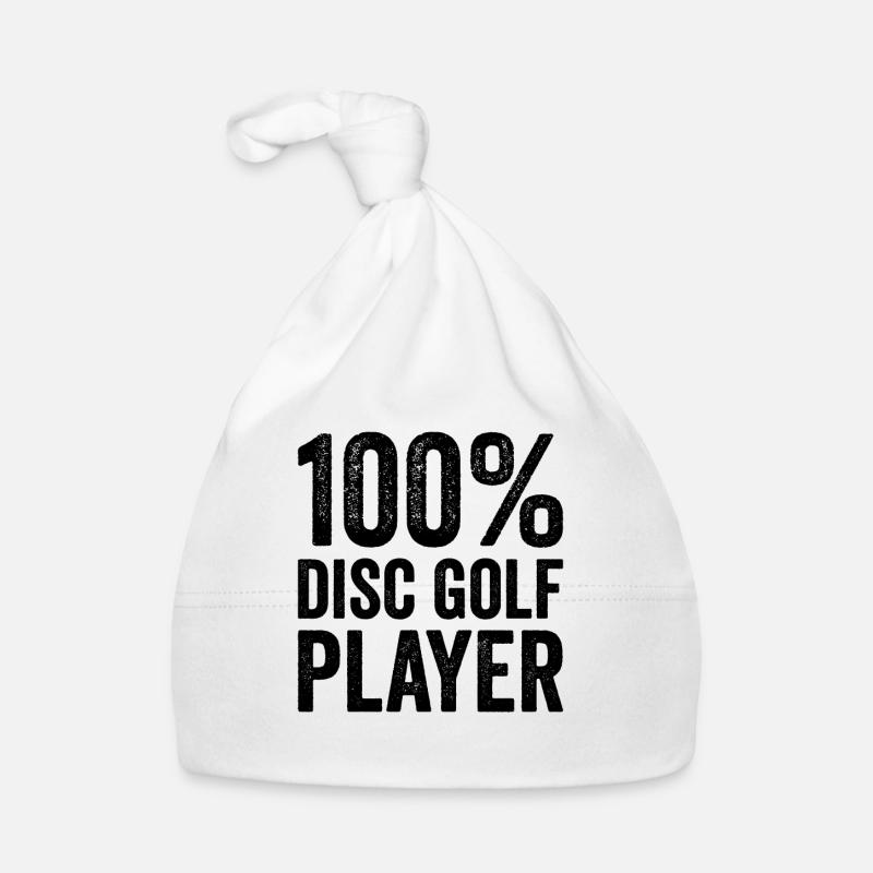 100% Disc Golf Player Organic Baby Cap
