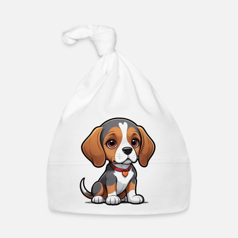 Chiot d’amour Beagle Bonnet bio Bébé