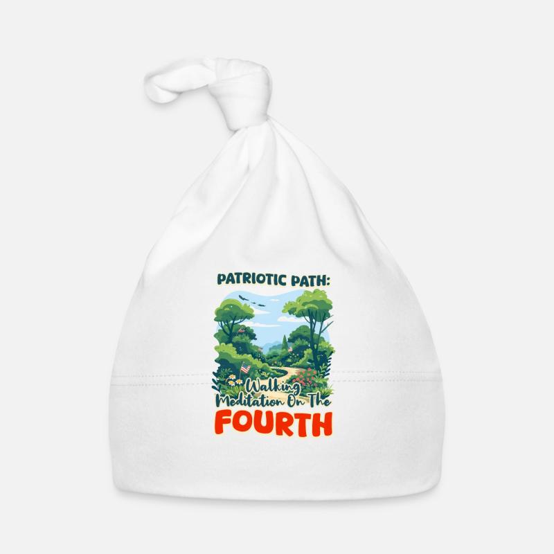 Patriotic Buddhist Patriotic Path Organic Baby Cap