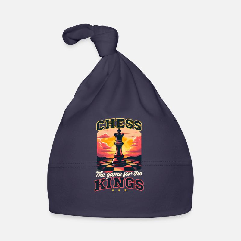 Chess Game For Kings Organic Baby Cap