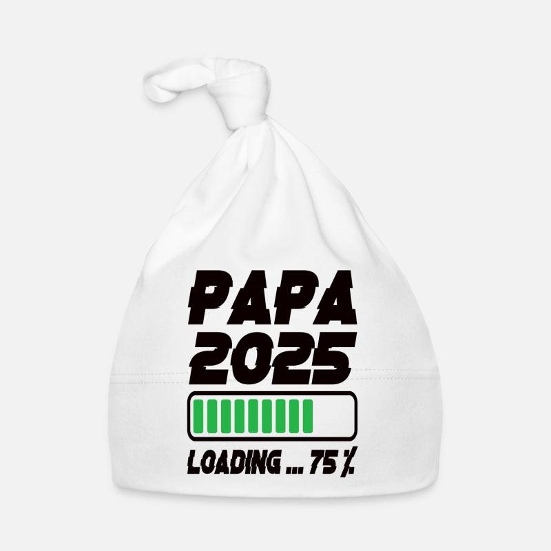 Papa 2025 Loading Baby Bio-Mütze