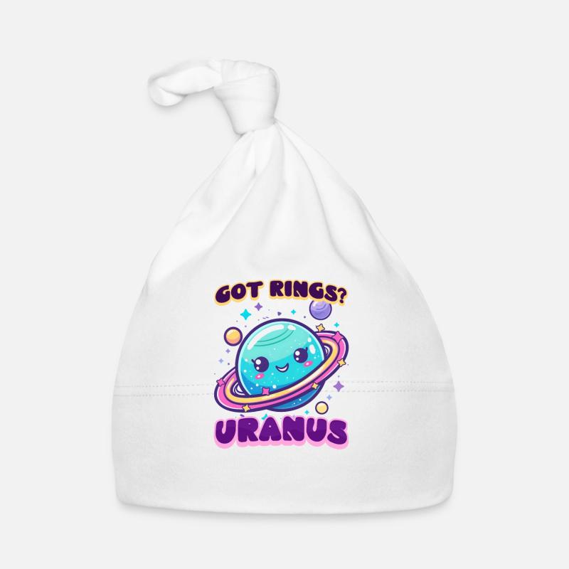 Uranus Got Rings? Uranus Does! Organic Baby Cap