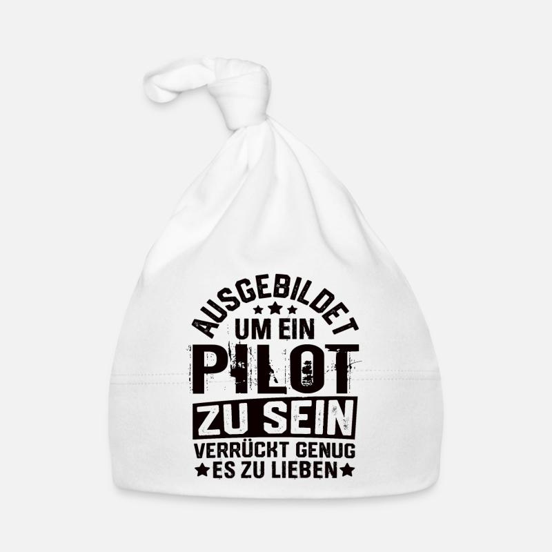 Pilot Airplane Pilots Flying Aviator Flying Organic Baby Cap