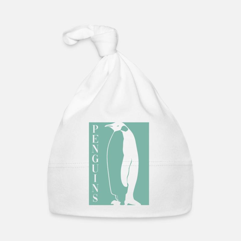 Penguins Emperor Sea Bird King Penguin Lover Organic Baby Cap