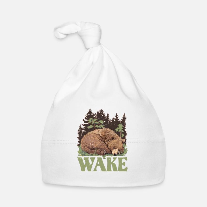 Do Not Wake Me Up 23 Organic Baby Cap