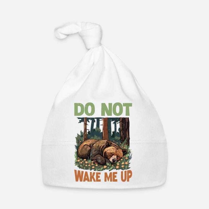 Do Not Wake Me Up 24 Organic Baby Cap
