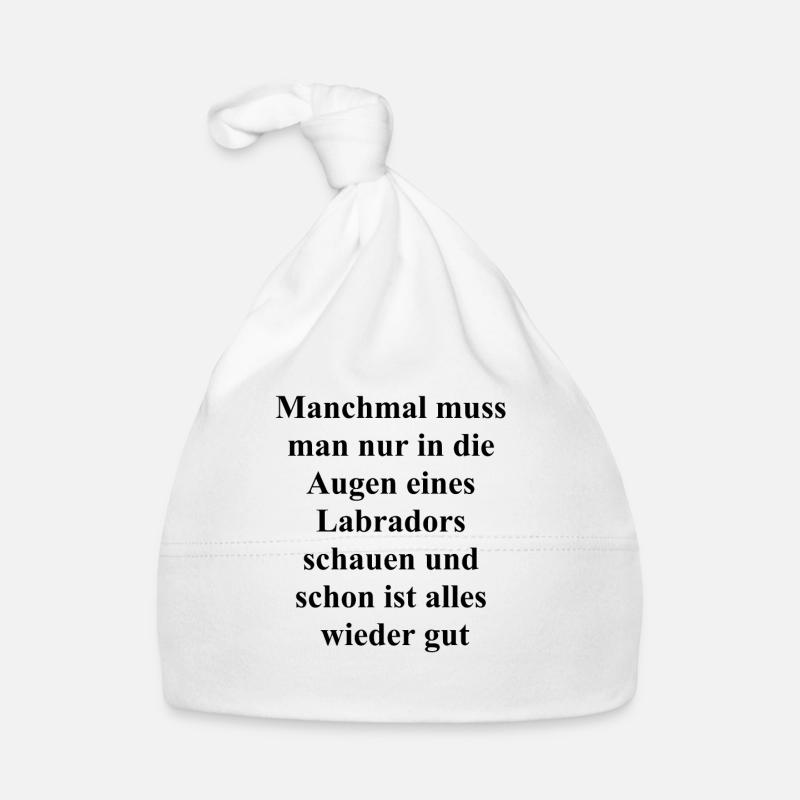 Labrador View Gift Organic Baby Cap