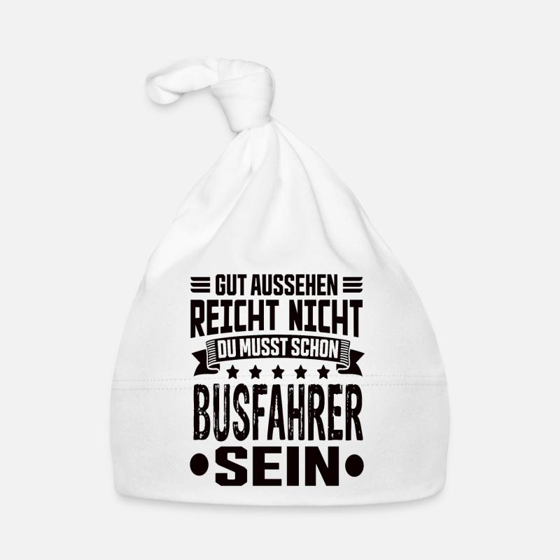 Busfahrer Bus Bester Busfahrer Busfahrer Spruch Baby Bio-Mütze