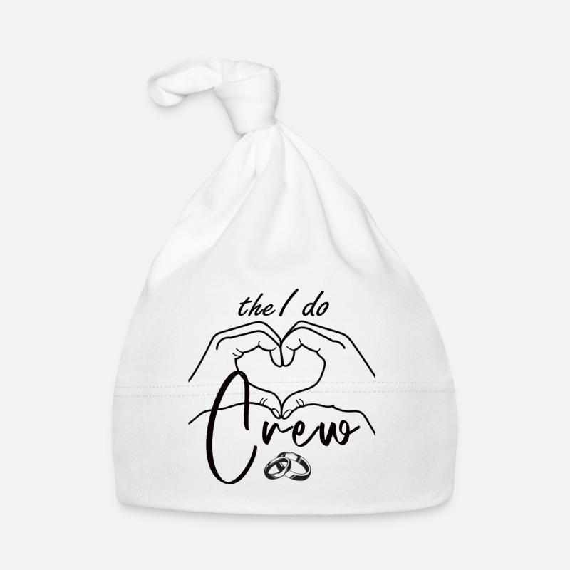 L’équipe I Do – Chemise de l’équipe de mariage Bonnet bio Bébé