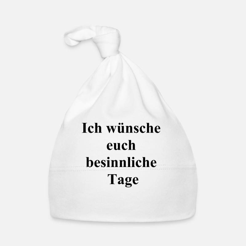 Weihnachtszauber Geschenk Baby Bio-Mütze