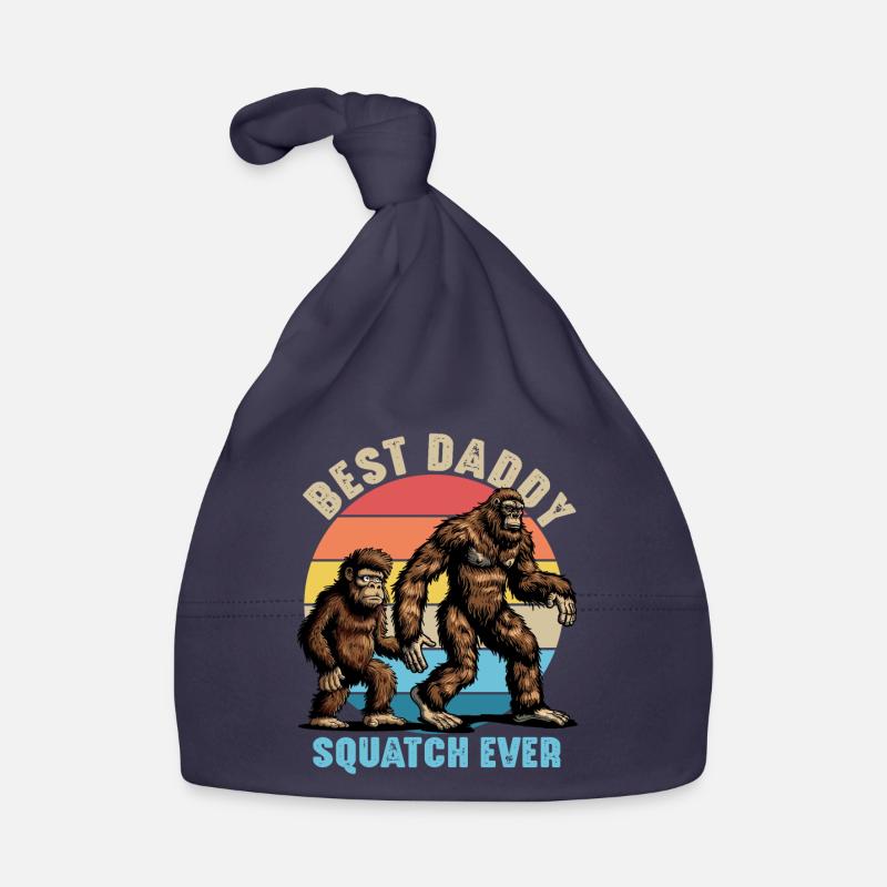 Meilleur Daddy Squatch de tous les temps Bonnet bio Bébé