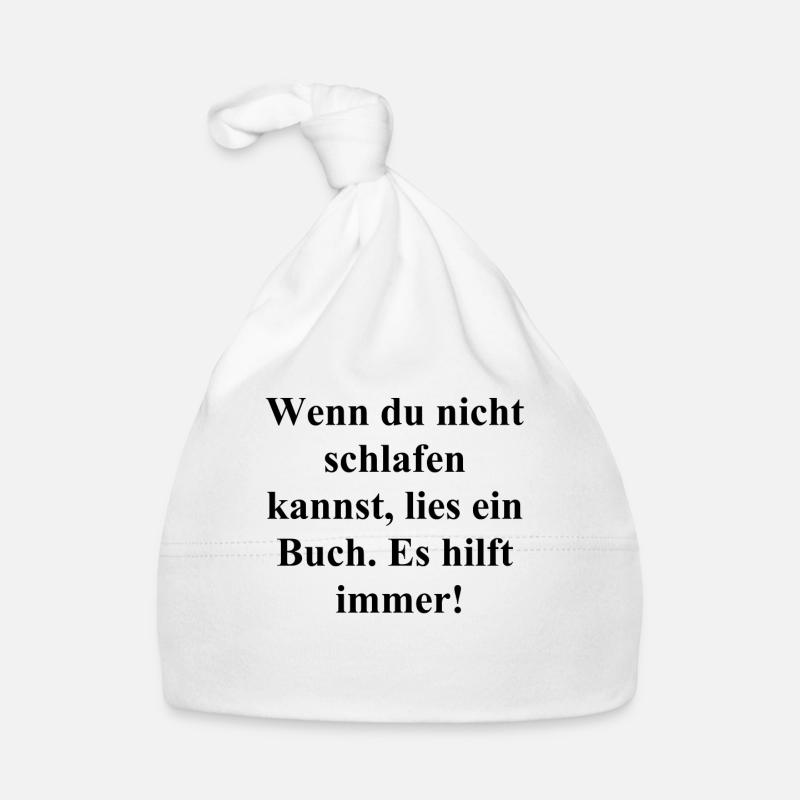 Read Yourself to Sleep Gift Organic Baby Cap