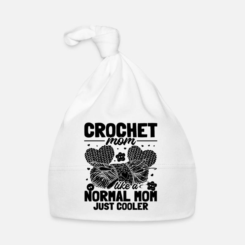 Crochet maman comme une maman normale juste plus cool - Croche Bonnet bio Bébé