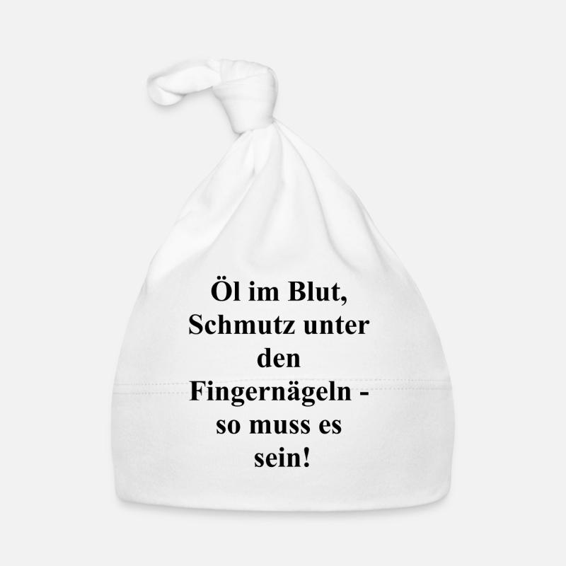 Stolzer Mechaniker - das ideale Geschenk Baby Bio-Mütze