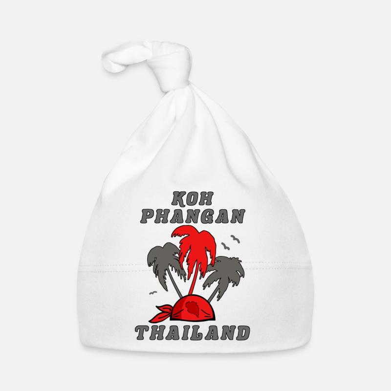Koh Phangan Insel in Thailand Map Baby Bio-Mütze