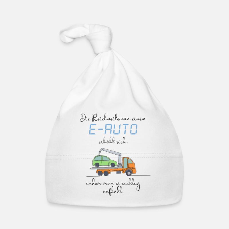 Anti E-Auto Baby Bio-Mütze