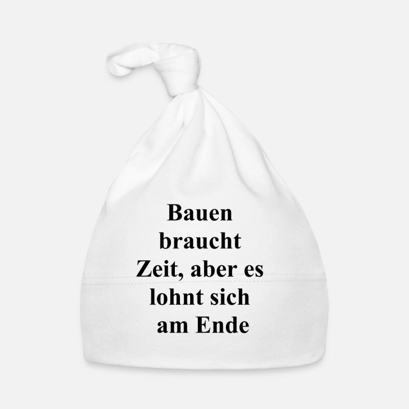 Construction Worker Gift Organic Baby Cap