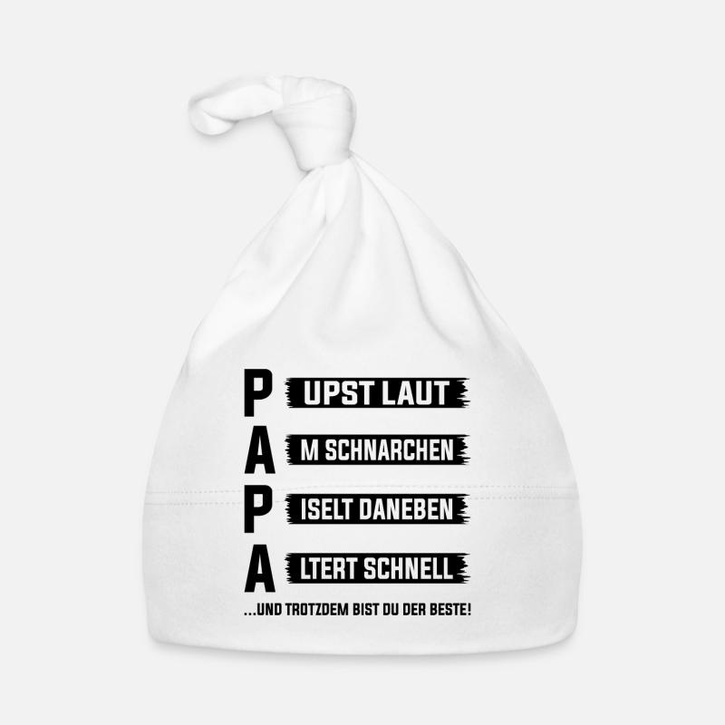 Funny Father's Day Ideas Dad Organic Baby Cap