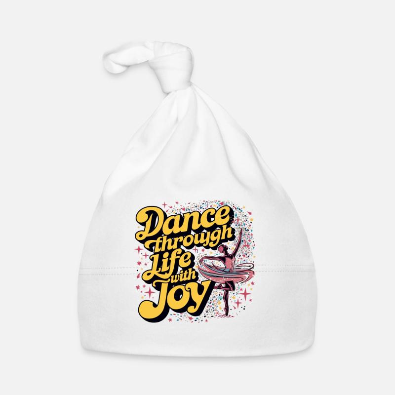 Dance Through Life With Joy Baby Bio-Mütze