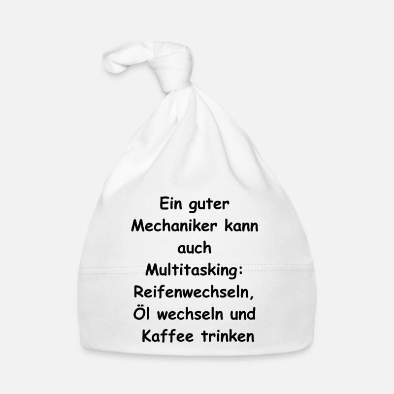 Cadeau multitâche de mécanicien Bonnet bio Bébé