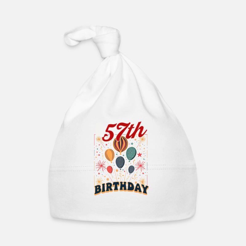 57e anniversaire C’est mon 57e anniversaire Bonnet bio Bébé