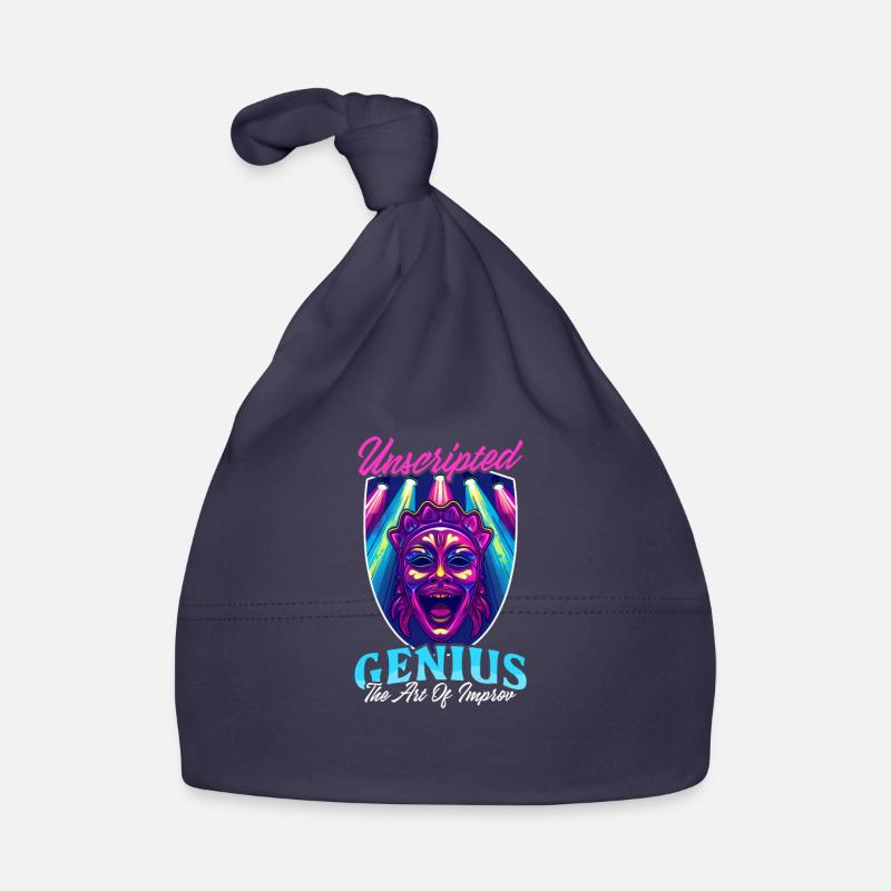 Improv Theatre Unscripted Genius: The Art of Impro Organic Baby Cap