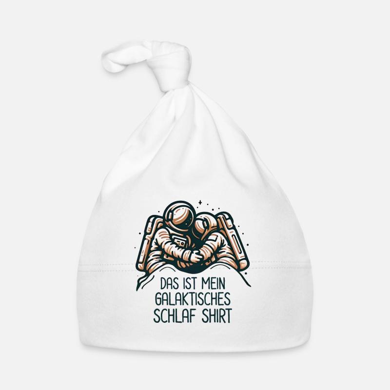 This Is My Galactic Sleep Shirt Organic Baby Cap