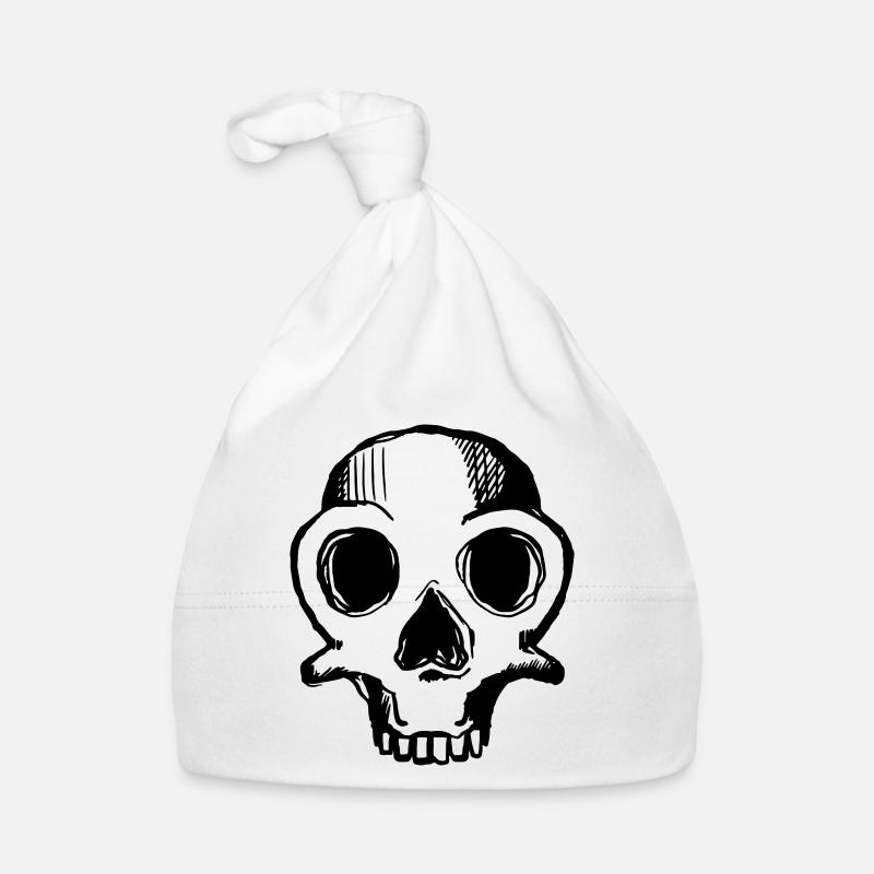 skull 1c Baby Bio-Mütze