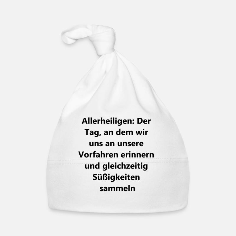 Personalisiertes Geschenk für Allerheiligen Baby Bio-Mütze