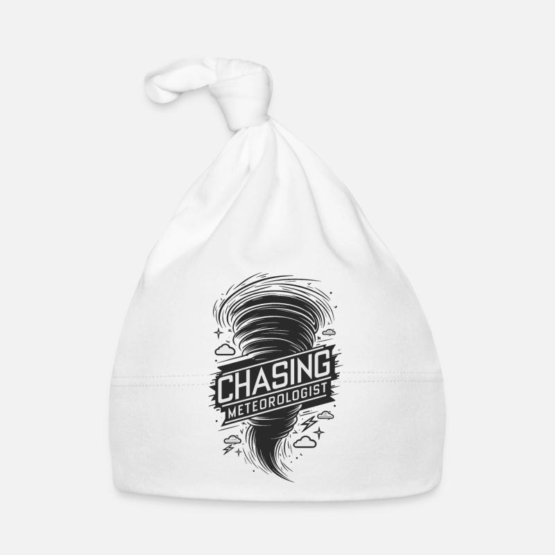 Tornade Twister Chasseur Météorologue Bonnet bio Bébé